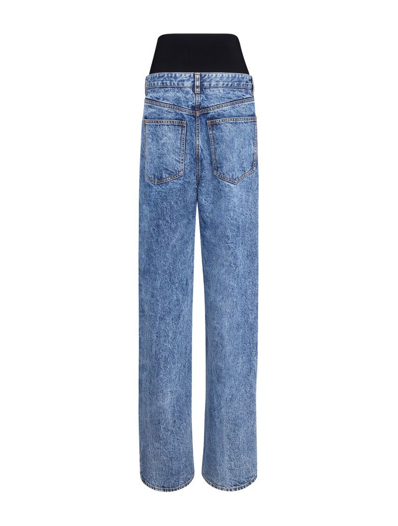 Alaia SNOW DENIM JEANS WITH KNIT BAND Size 26" / US 2 / IT 38 - 5 Thumbnail