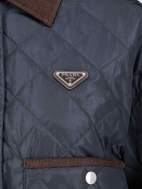 Prada QUILTED CROP JACKET Size S / US 4 / IT 40 - 3 Thumbnail