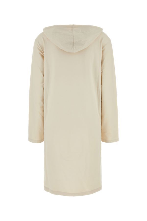 Prada Cream Stretch Cotton Sweatshirt Dress Size XS / US 0-2 / IT 36-38 - 4 Thumbnail