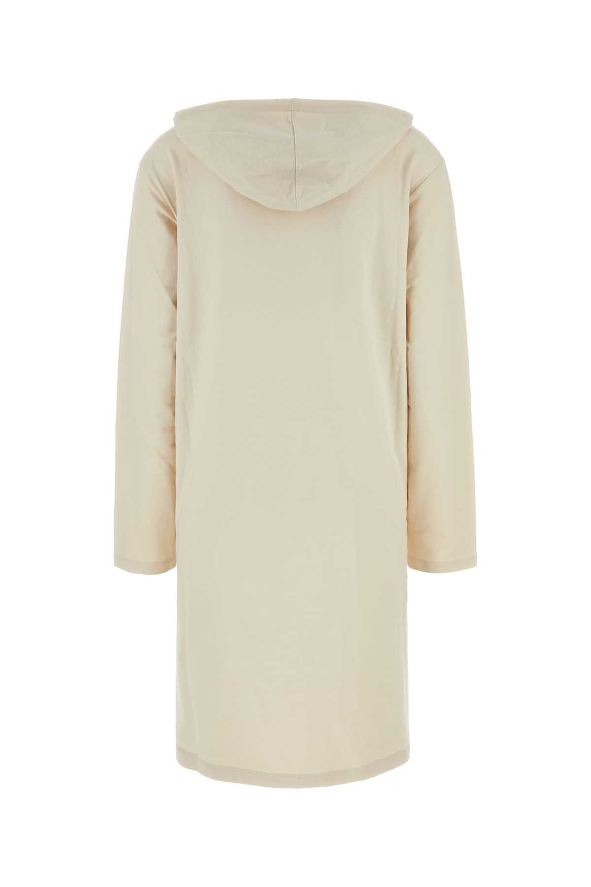Prada Cream Stretch Cotton Sweatshirt Dress Size XS / US 0-2 / IT 36-38 - 2 Thumbnail