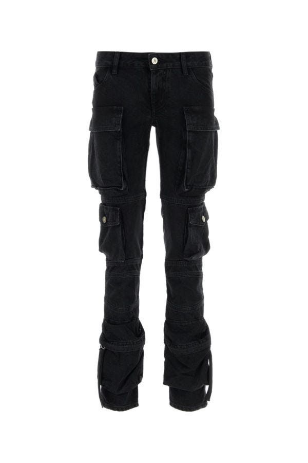The Attico Black Denim Jeans Size 27" / US 4 / IT 40 - 3 Thumbnail