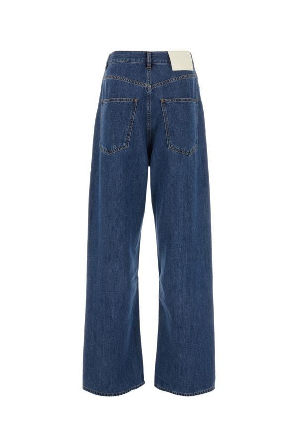 Valentino Denim Wide-Leg Jeans Size 27" / US 4 / IT 40 - 4 Thumbnail