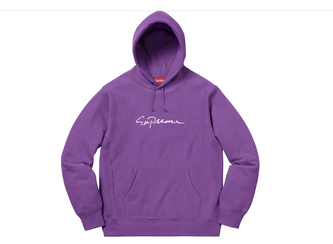 Supreme Classic Script Hoodie | Grailed