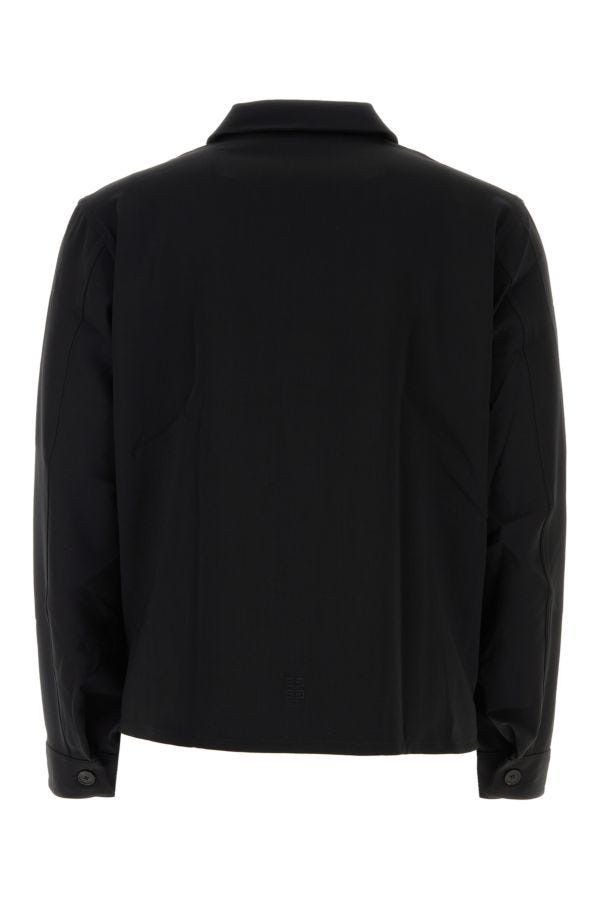 Givenchy Black Wool Blend Shirt Size US L / EU 52-54 / 3 - 4 Thumbnail