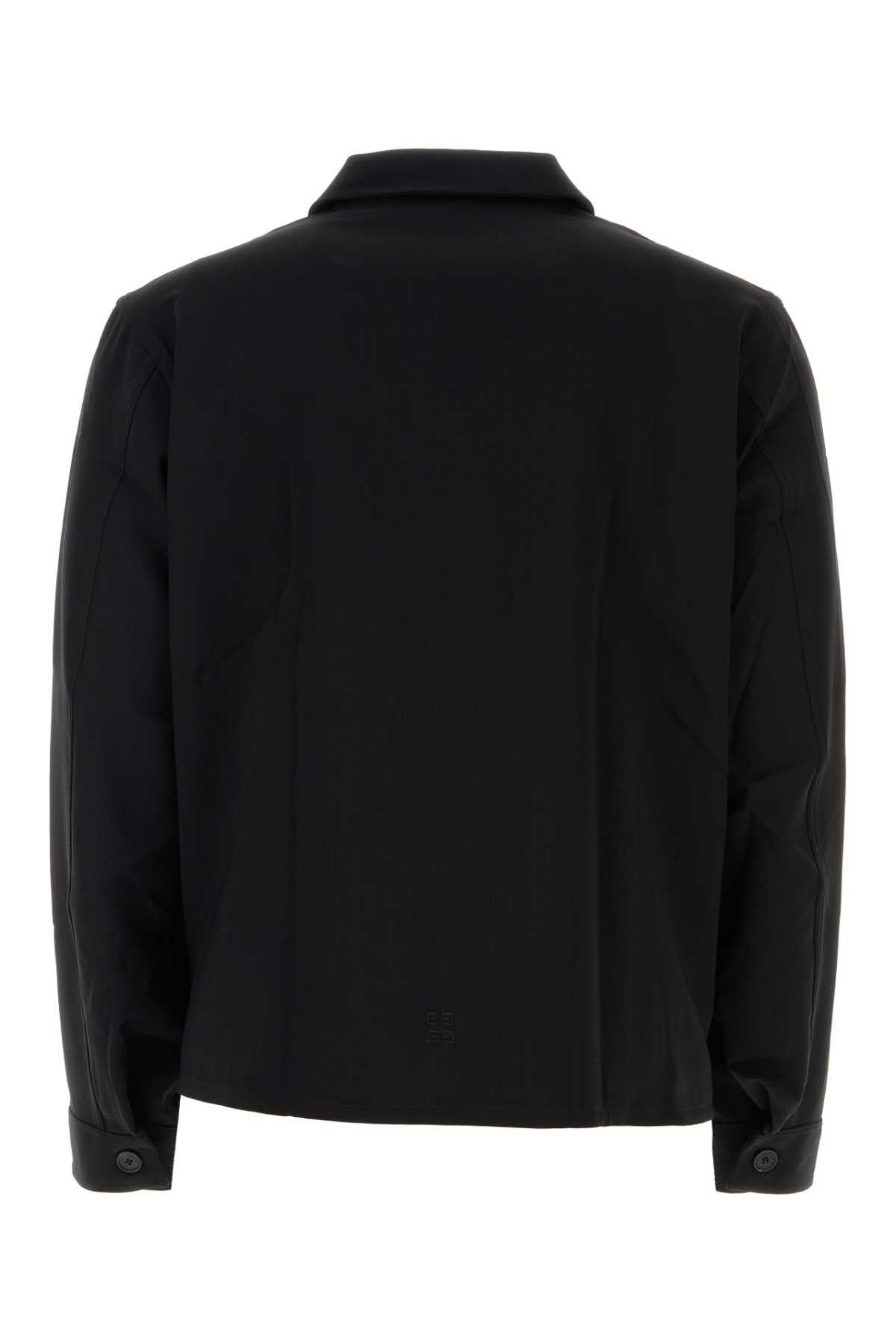 Givenchy Black Wool Blend Shirt Size US L / EU 52-54 / 3 - 2 Thumbnail