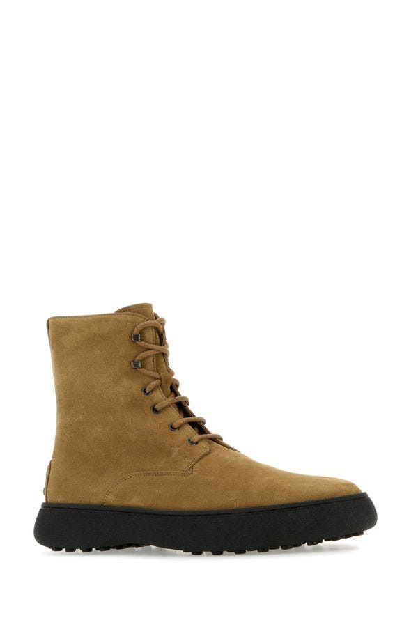 Tod's Camel Suede Ankle Boots Size US 10 / EU 43 - 4 Thumbnail