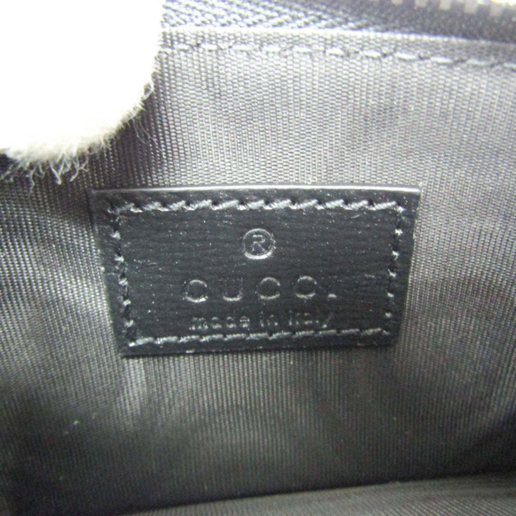 Gucci Gucci Interlocking G 697717 Leather GG Supreme Card Case Black Size ONE SIZE - 7 Thumbnail