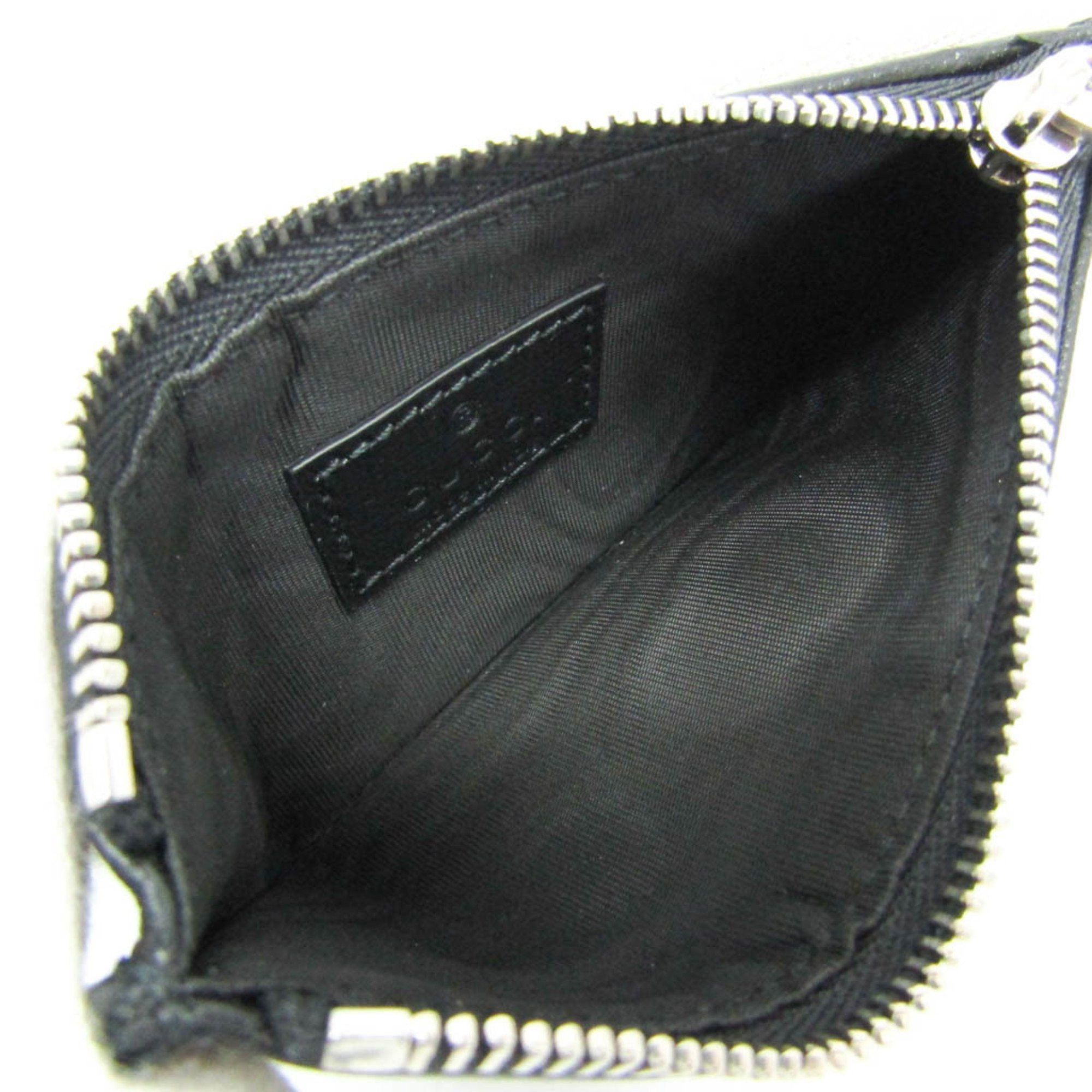 Gucci Gucci Interlocking G 697717 Leather GG Supreme Card Case Black Size ONE SIZE - 3 Thumbnail