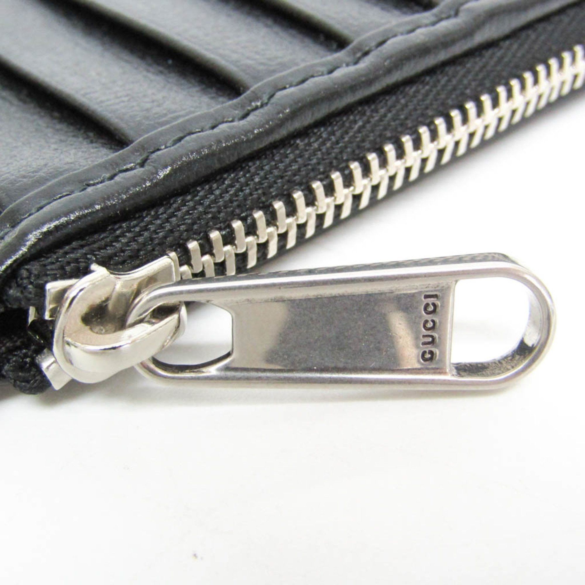 Gucci Gucci Interlocking G 697717 Leather GG Supreme Card Case Black Size ONE SIZE - 6 Thumbnail
