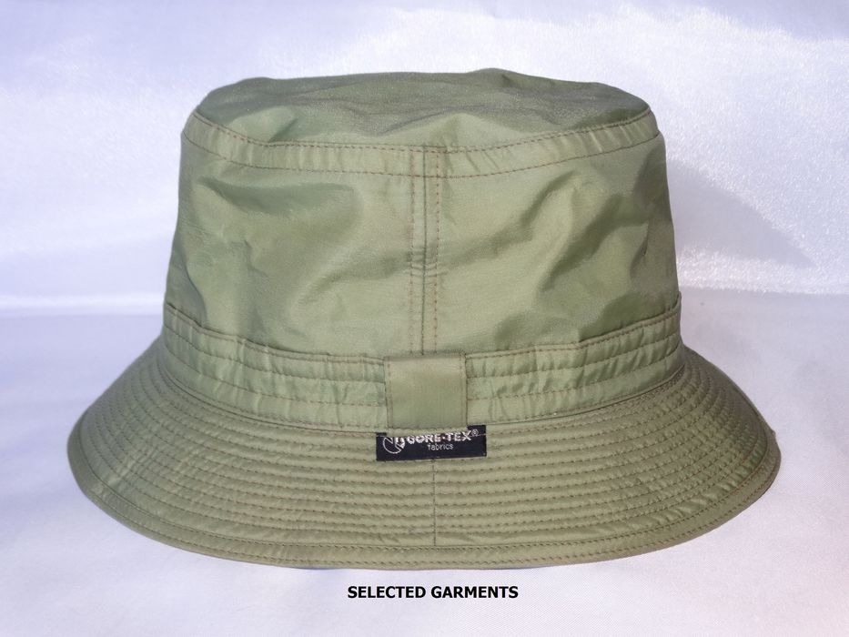 Goretex Goretex Gore Tex kaki olive waterproof bucket hat Grailed