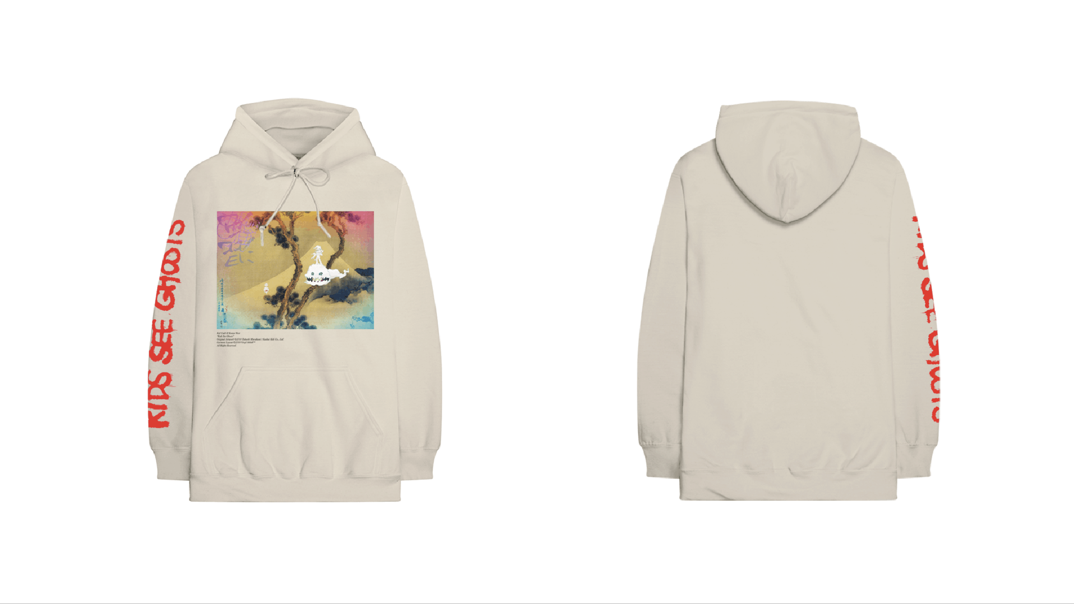 Kids see ghosts hoodie v2 sale