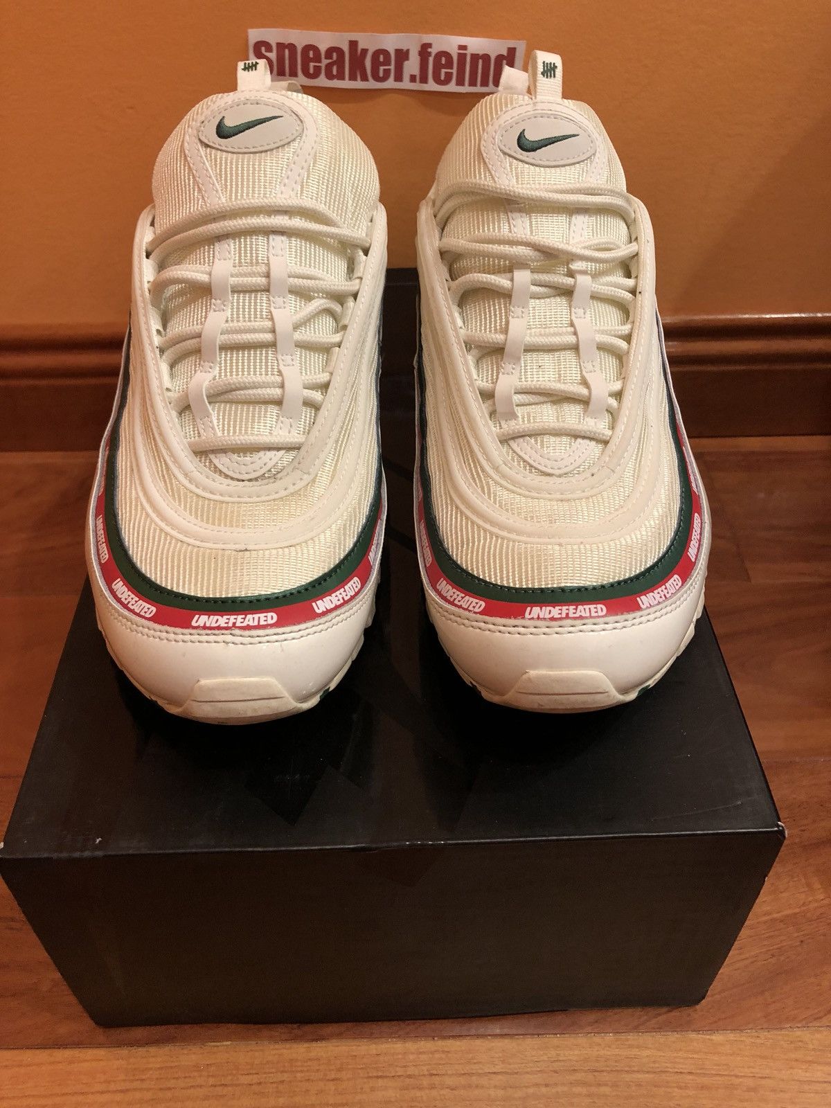 Nike × Undefeated Nike Undefeated Air Max 97 White Size US 13 / EU 46 - 2 Thumbnail