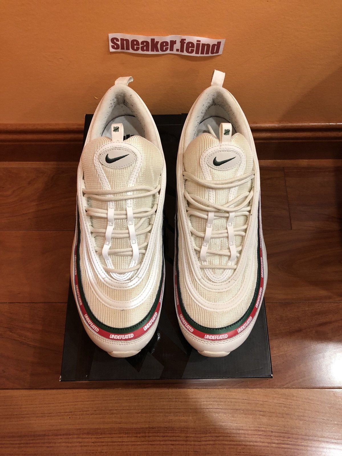 Nike × Undefeated Nike Undefeated Air Max 97 White Size US 13 / EU 46 - 1 Thumbnail
