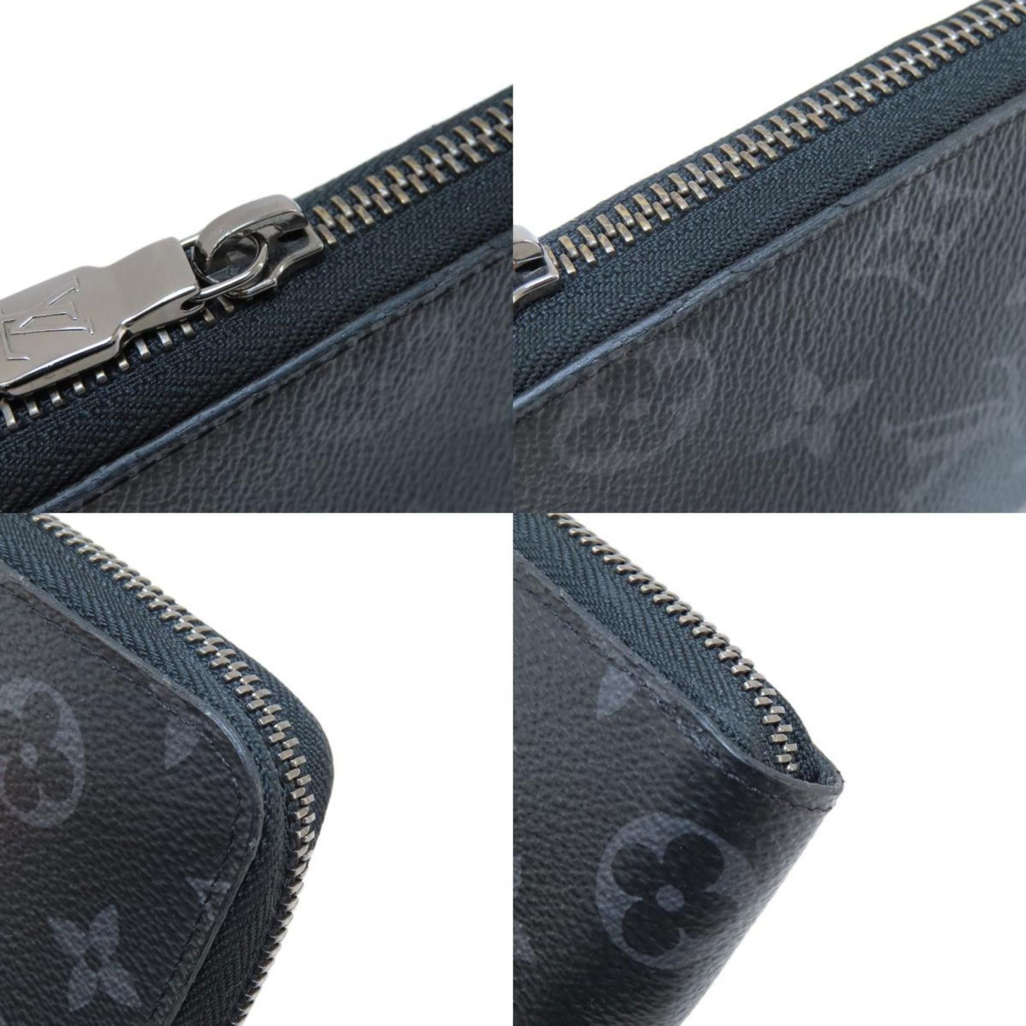 Louis Vuitton Louis Vuitton M62295 Zippy Wallet Vertical Long Monogram Eclipse Men's Size ONE SIZE - 9 Thumbnail