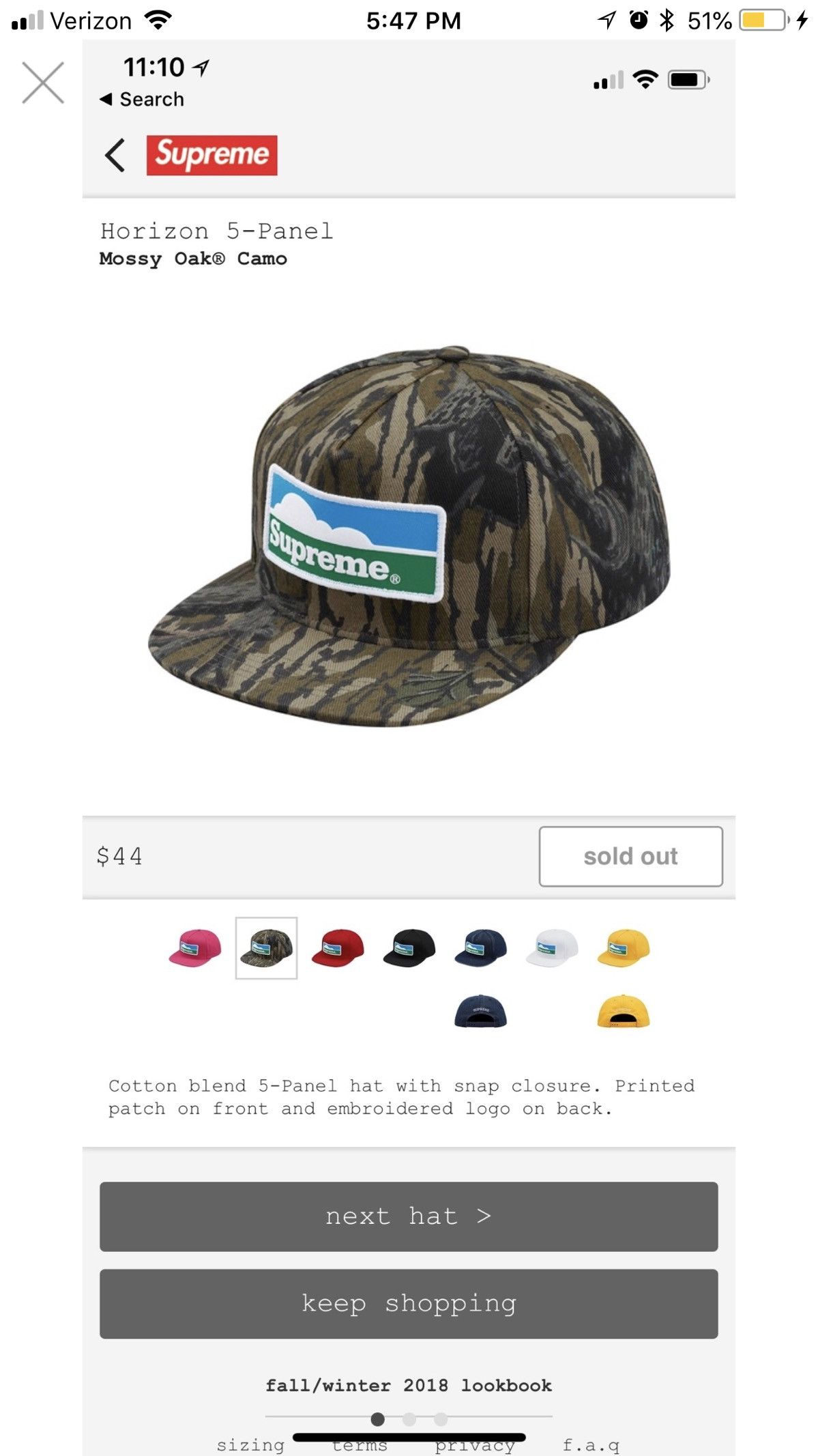 Supreme Horizon 5-Panel Style: Mossy Oak® Camo | Grailed