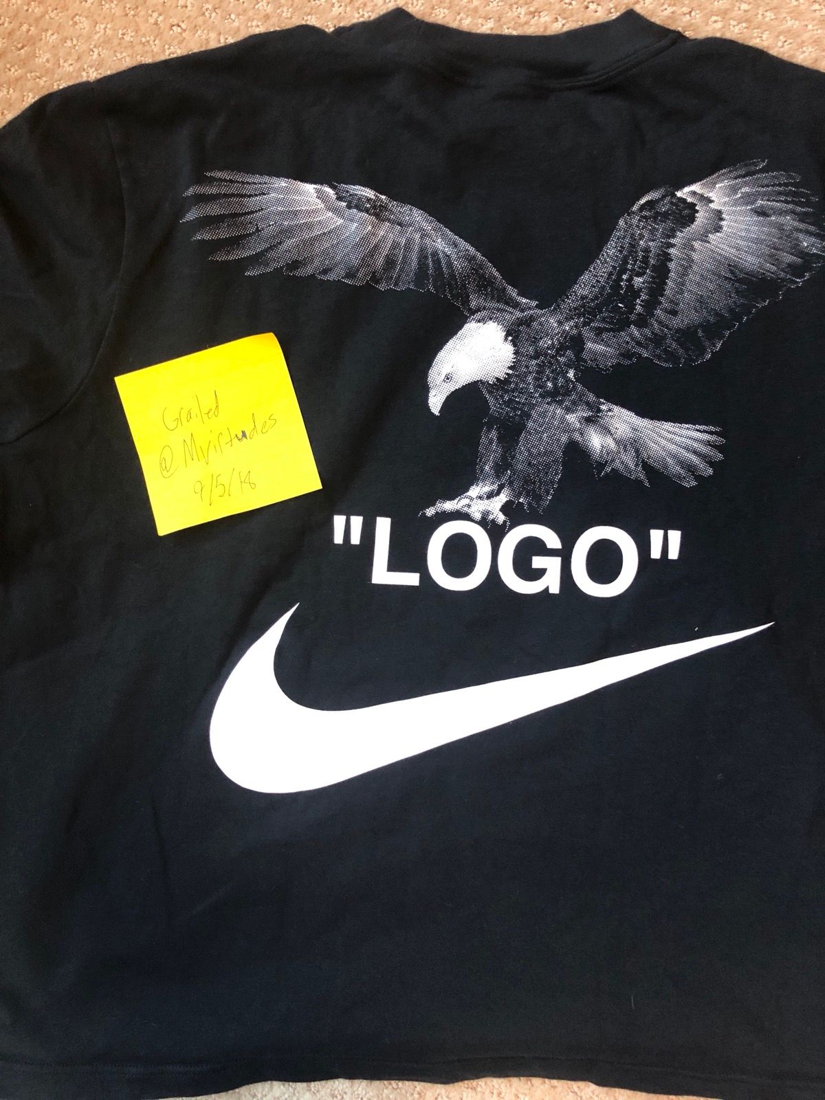 Nike Nike x Off-White Mercurial NRG Soccer tee Shirt Size US L / EU 52-54 / 3 - 4 Thumbnail