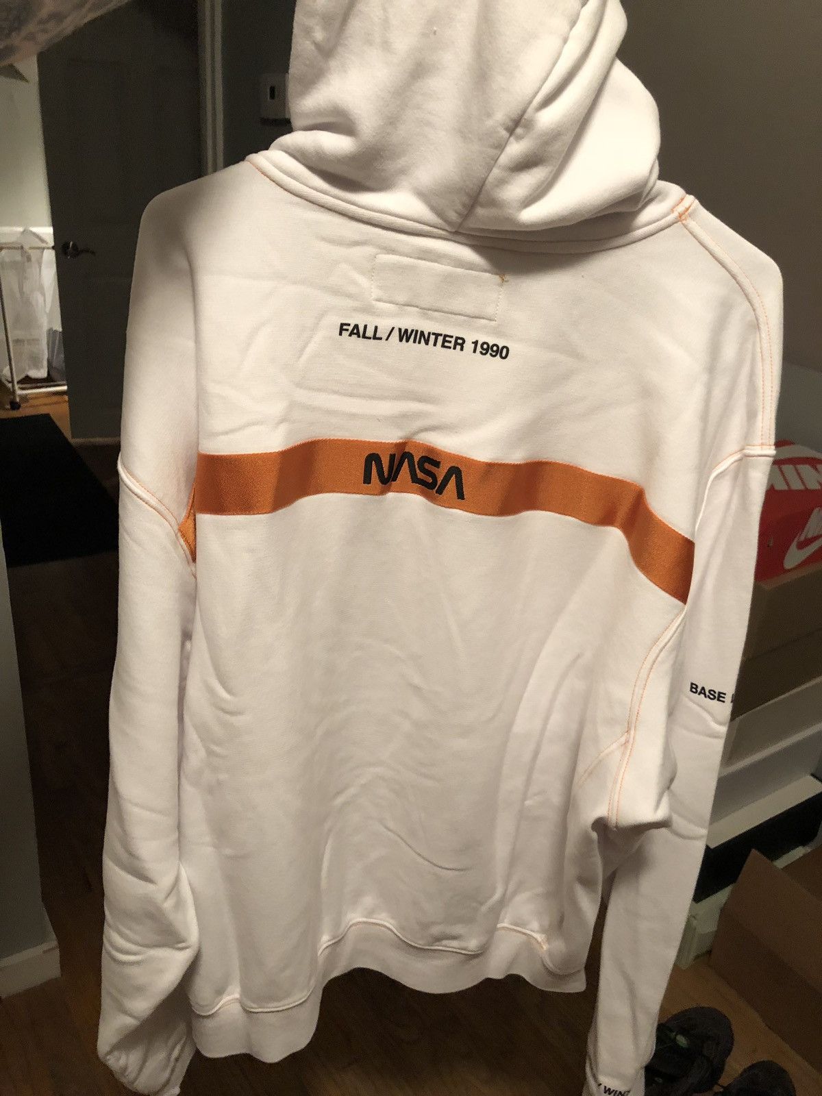 Heron preston nasa hoodie grailed sale