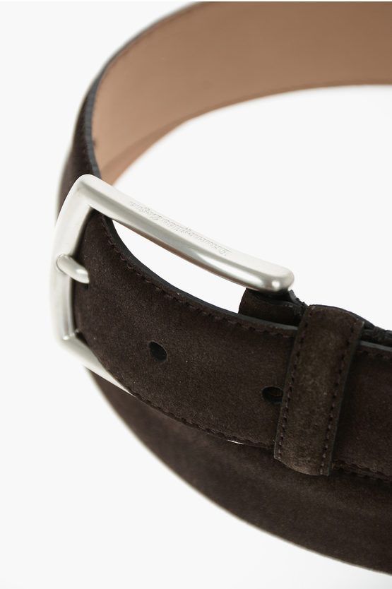 40mm Suede Leather Solid Color Belt