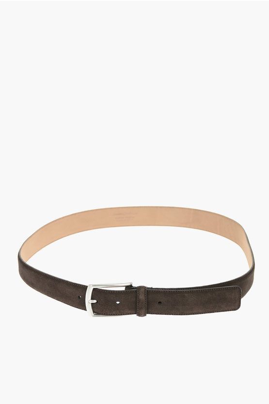 40mm Suede Leather Solid Color Belt