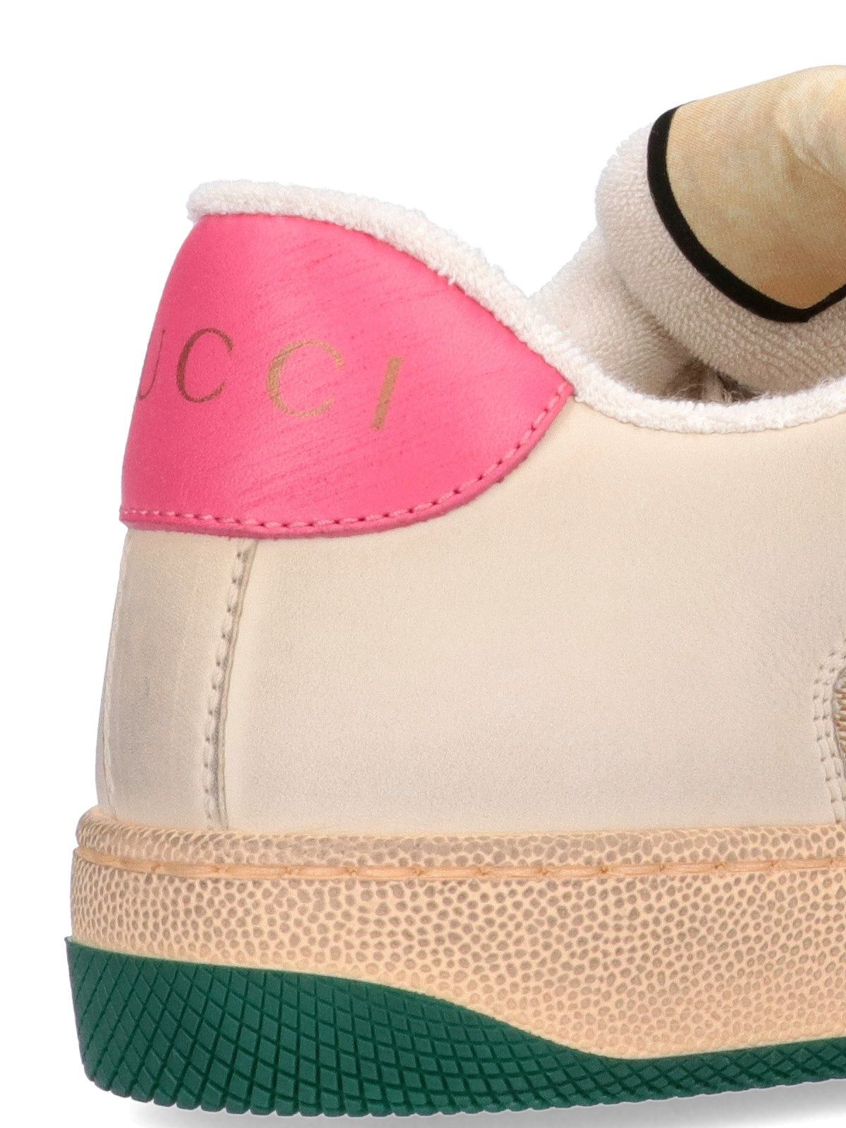 Gucci GUCCI SCREENER LEATHER SNEAKERS SIZE 37 Size ONE SIZE - 3 Thumbnail