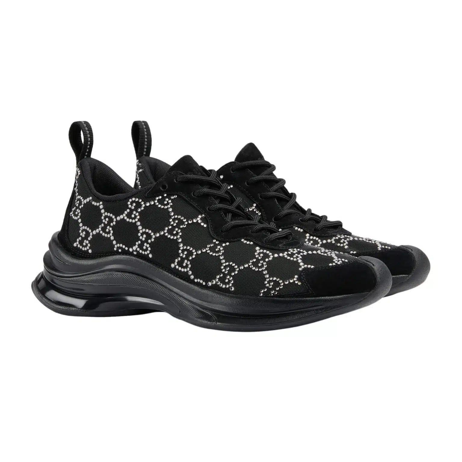 Gucci Gucci Run GG Crystal Sneakers SIZE 35.5 Size ONE SIZE - 2 Thumbnail