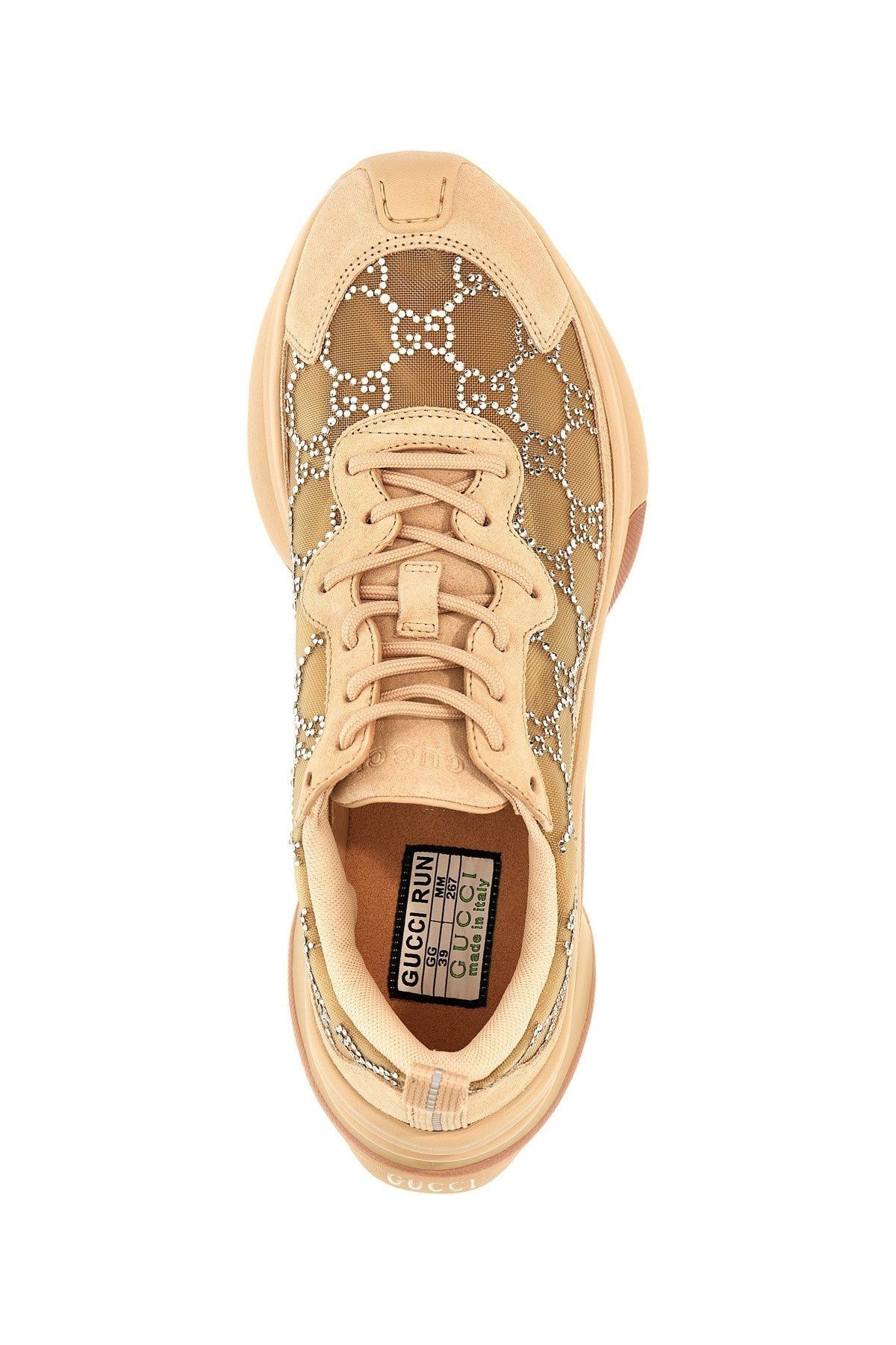 Gucci Gucci Run GG Crystal Sneakers SIZE 39.5 Size ONE SIZE - 3 Thumbnail
