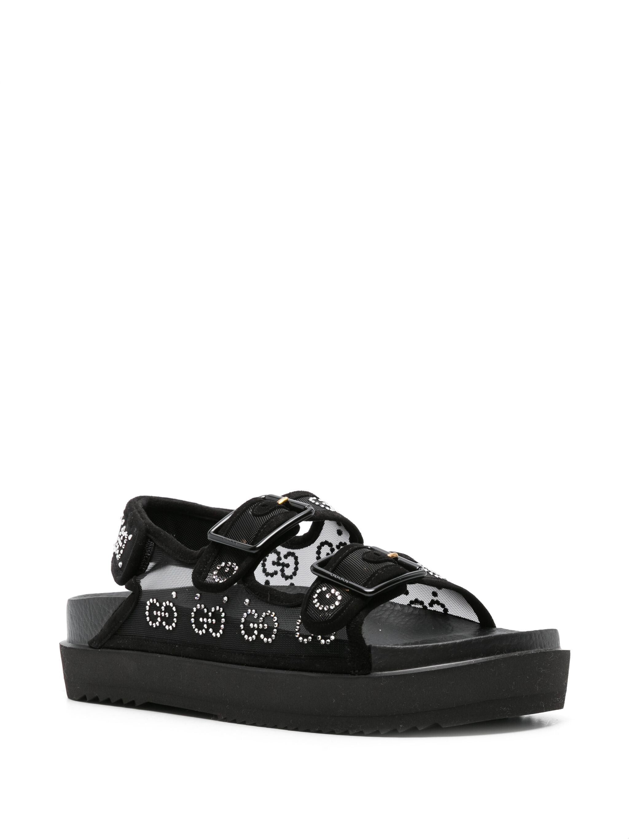 Gucci Gucci GG crystal-embellished mesh sandals SIZE 36 Size ONE SIZE - 2 Thumbnail