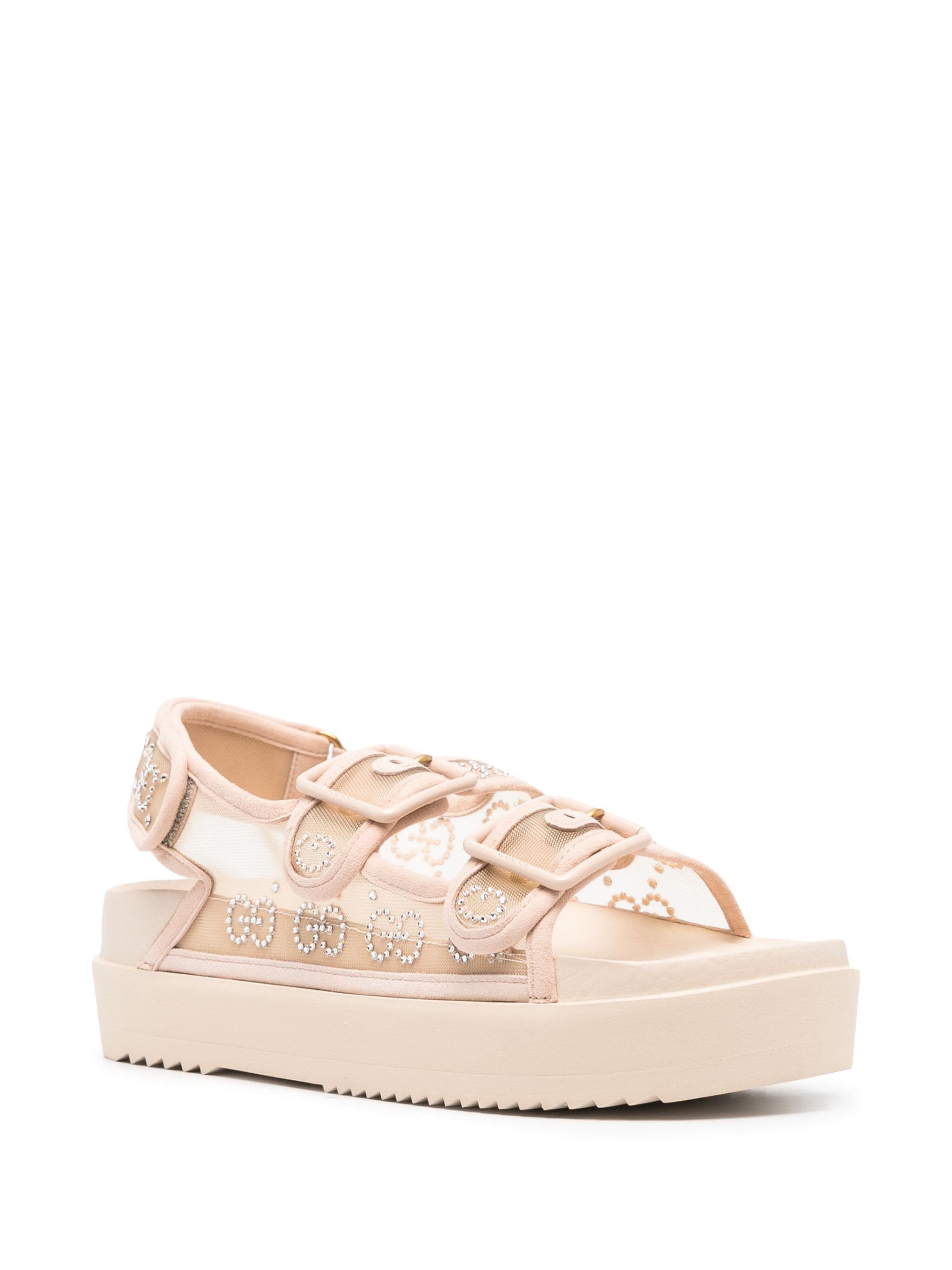 Gucci Gucci GG crystal-embellished mesh sandals SIZE 36 Size ONE SIZE - 2 Thumbnail