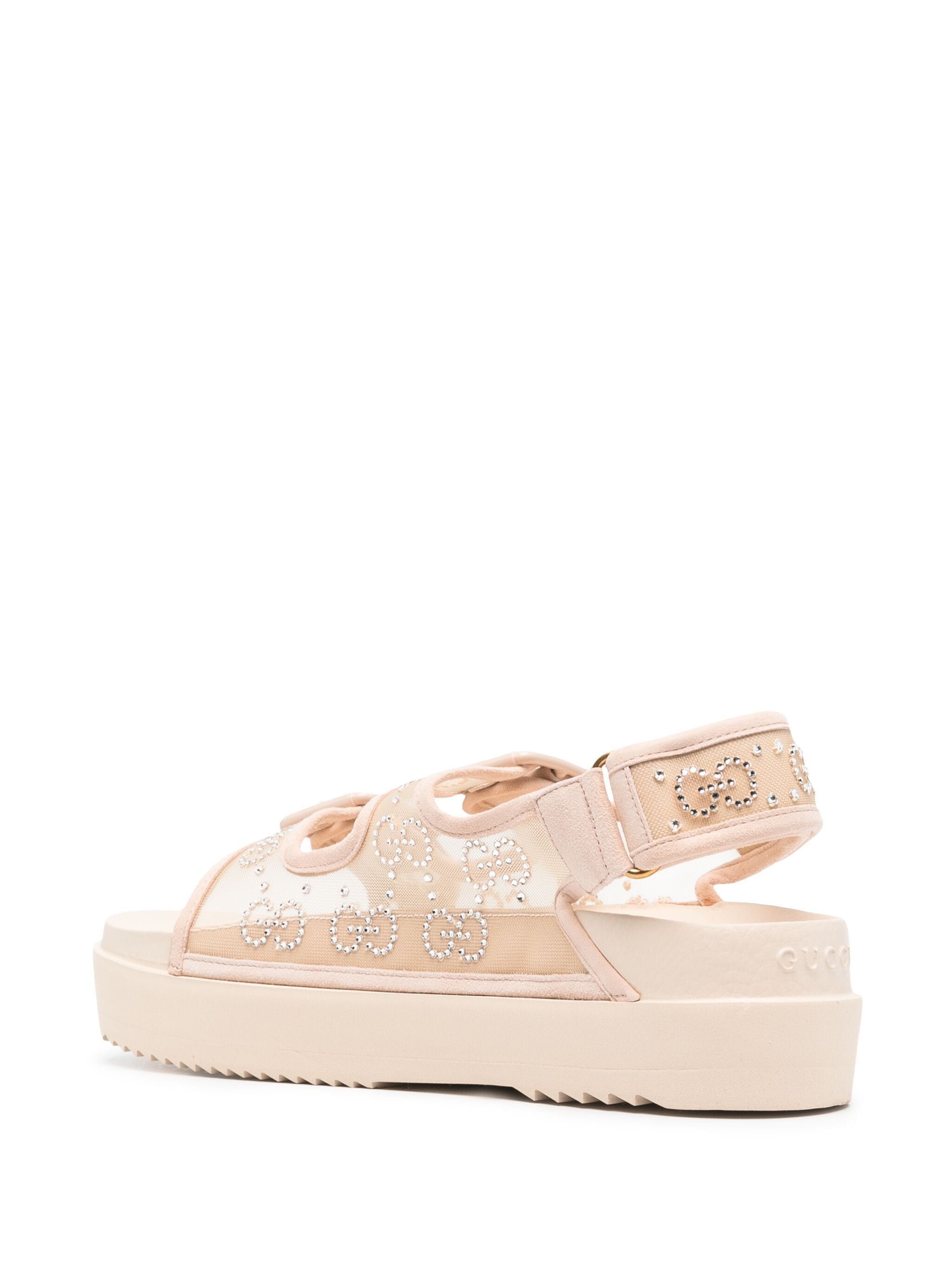 Gucci Gucci GG crystal-embellished mesh sandals SIZE 38 Size ONE SIZE - 3 Thumbnail