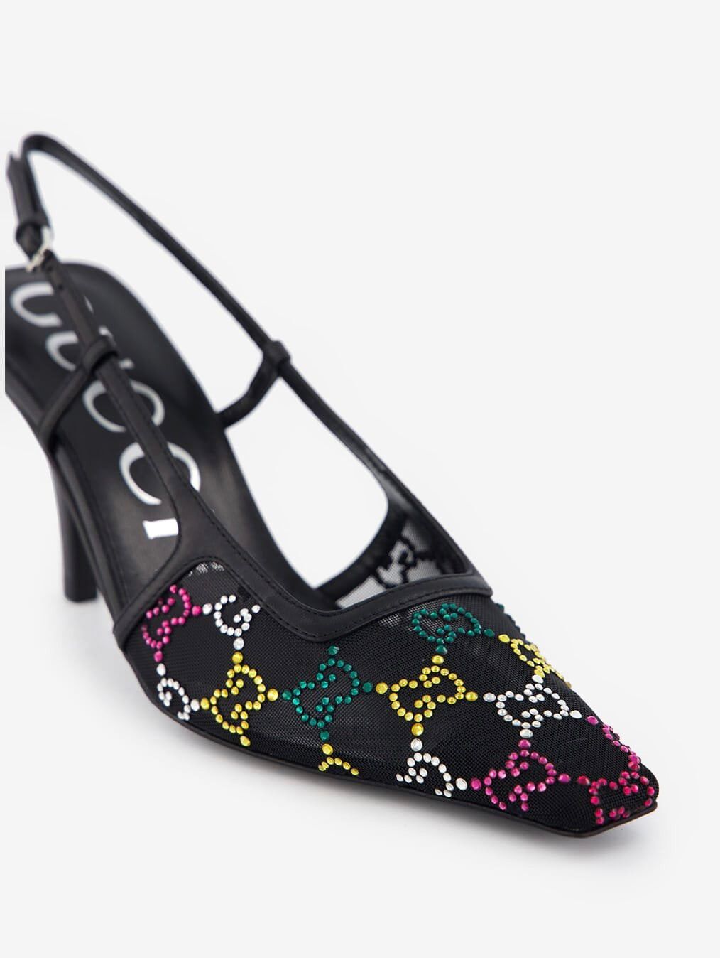 Gucci Gucci GG Micro Mesh Slingback Pumps SIZE 36 Size ONE SIZE - 2 Thumbnail