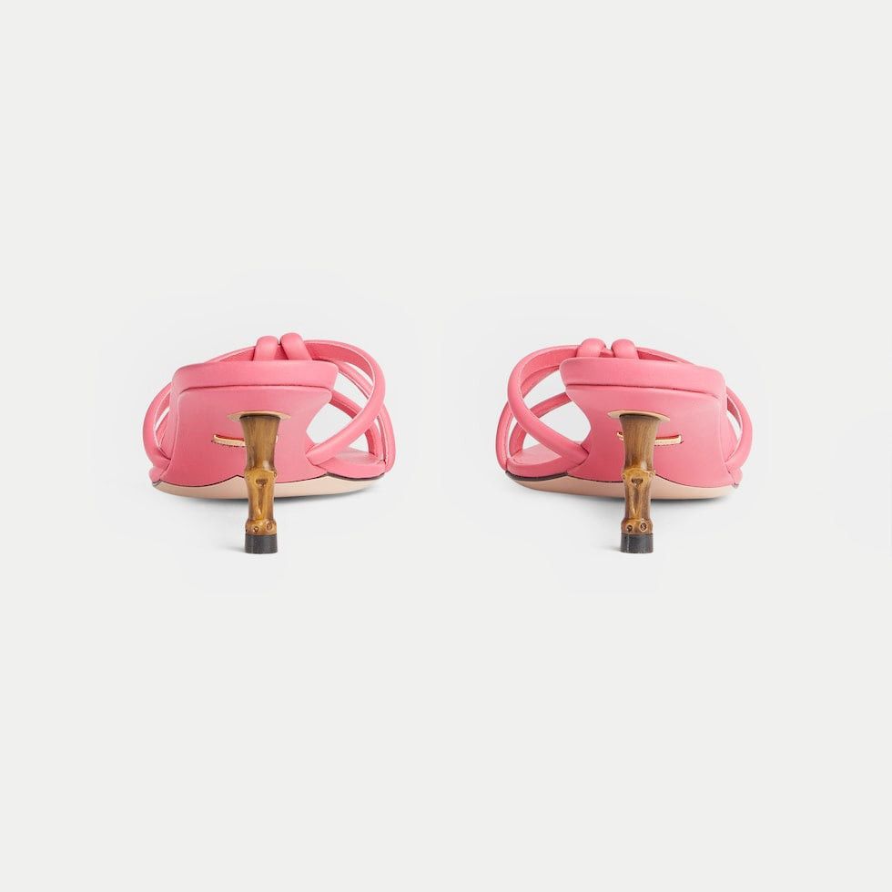 Gucci Gucci Bamboo Slide Sandals SIZE 37 Size ONE SIZE - 2 Thumbnail
