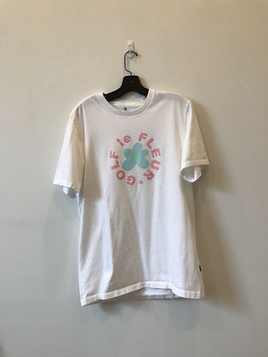 Converse Golf Want White/Blue/Pink Flower T-shirt | Grailed