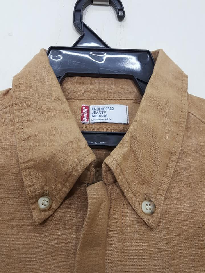 Levi's Linen Cotton Levi's Engineered Jeans Zipper Shirt Size US M / EU 48-50 / 2 - 4 Thumbnail