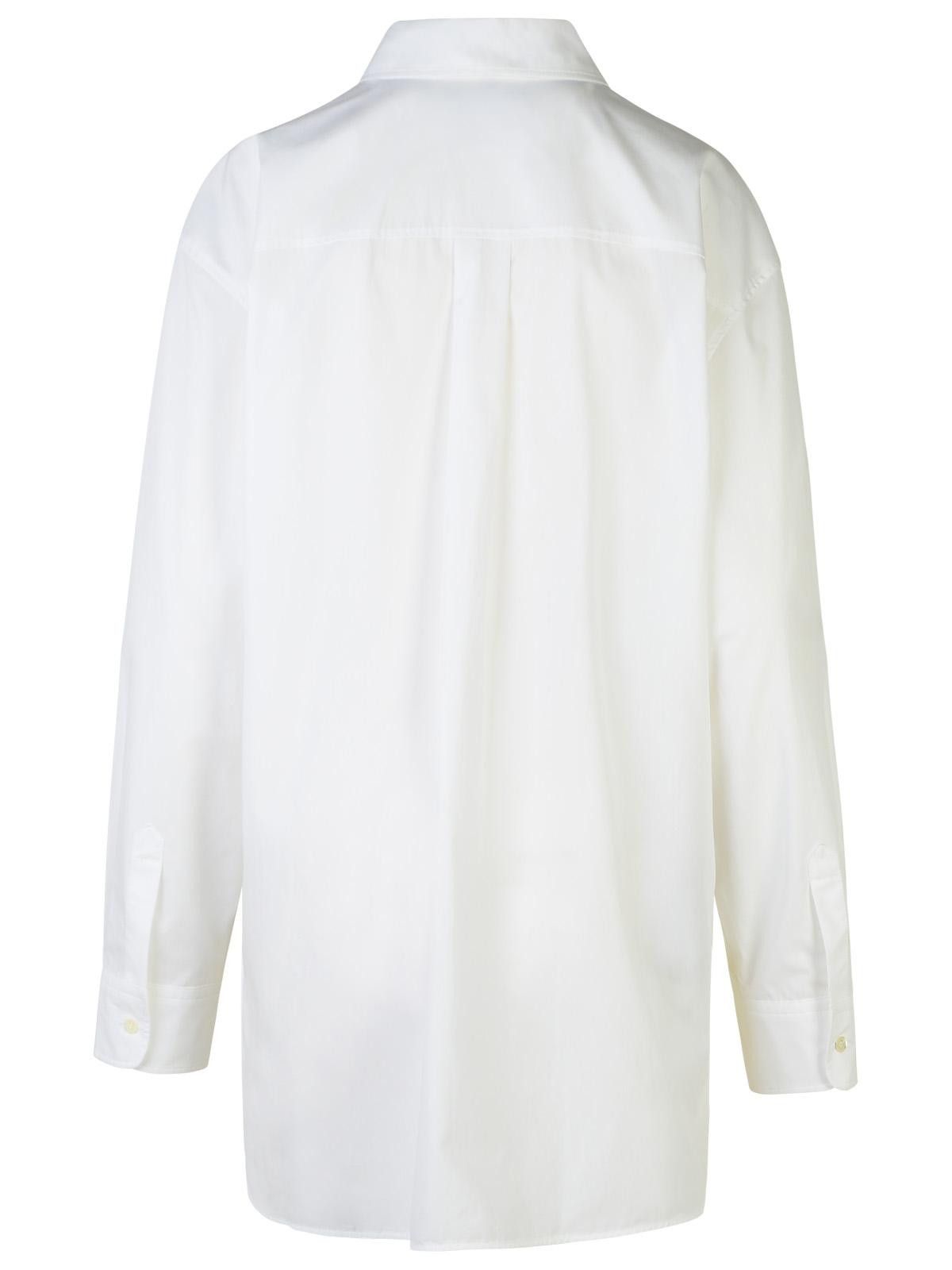 Moschino MOSCHINO JEANS White Cotton Shirt Size S / US 4 / IT 40 - 3 Thumbnail