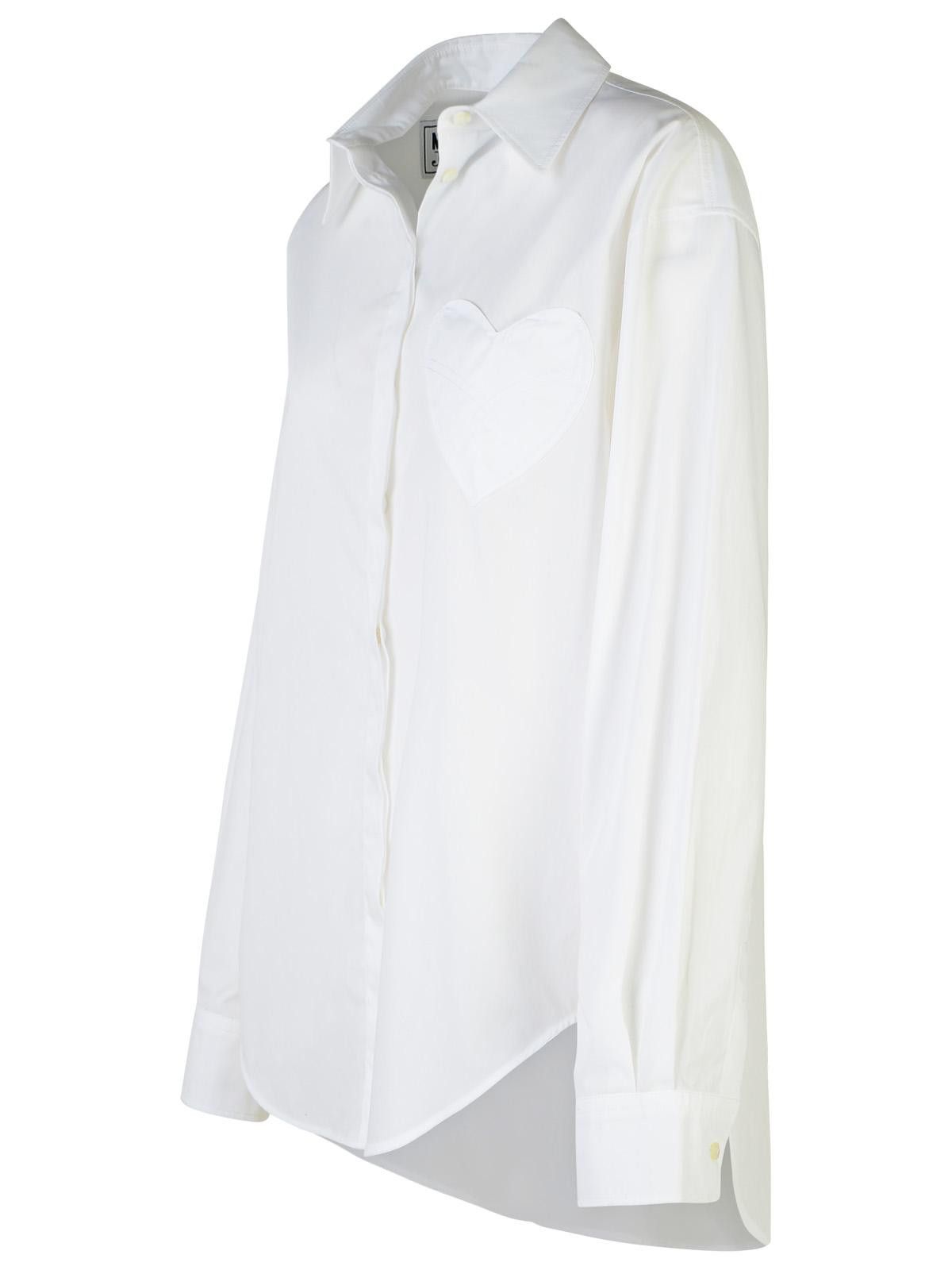 Moschino MOSCHINO JEANS White Cotton Shirt Size S / US 4 / IT 40 - 2 Thumbnail