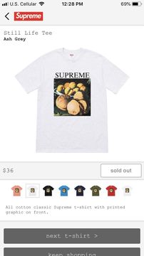 Supreme Still Life Tee | Grailed