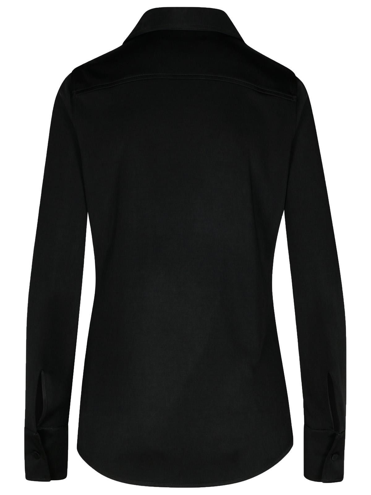 JIL SANDER Black Viscose Shirt