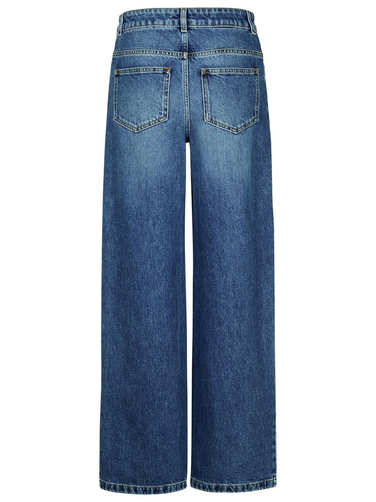 Moschino MOSCHINO Blue Cotton Jeans Size 27" / US 4 / IT 40 - 3 Thumbnail