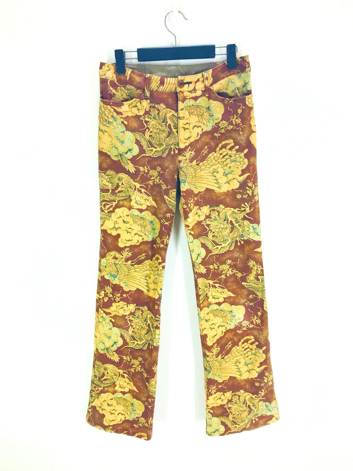Hysteric Glamour × Japanese Brand × Maharishi Japanese Brand BATSU CLUB bootcut pants Size US 29 - 1 Thumbnail
