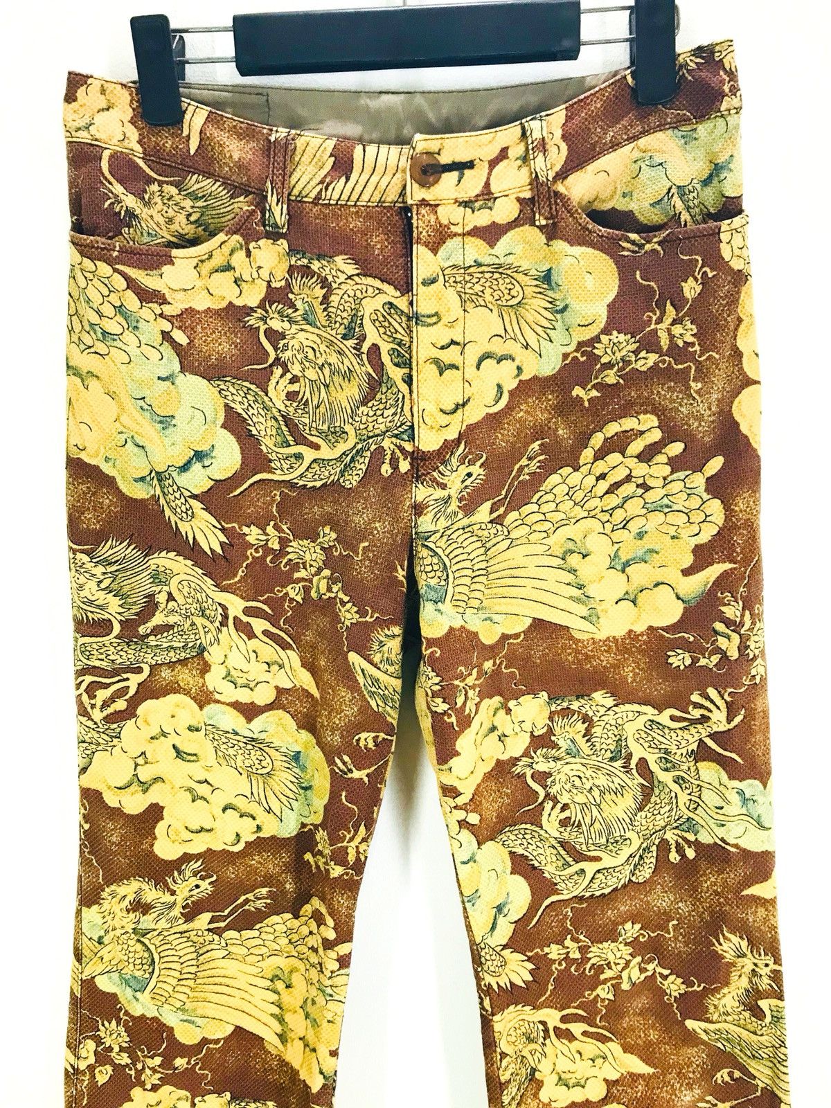Hysteric Glamour × Japanese Brand × Maharishi Japanese Brand BATSU CLUB bootcut pants Size US 29 - 2 Thumbnail