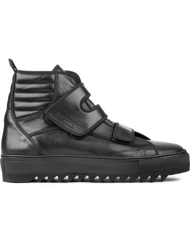 RAF SIMONS / ハイトップ ベルクロ エクストリーム シャークソール Raf Simons Extreme Sole Vibram Shark Tooth Velcro fits size 9