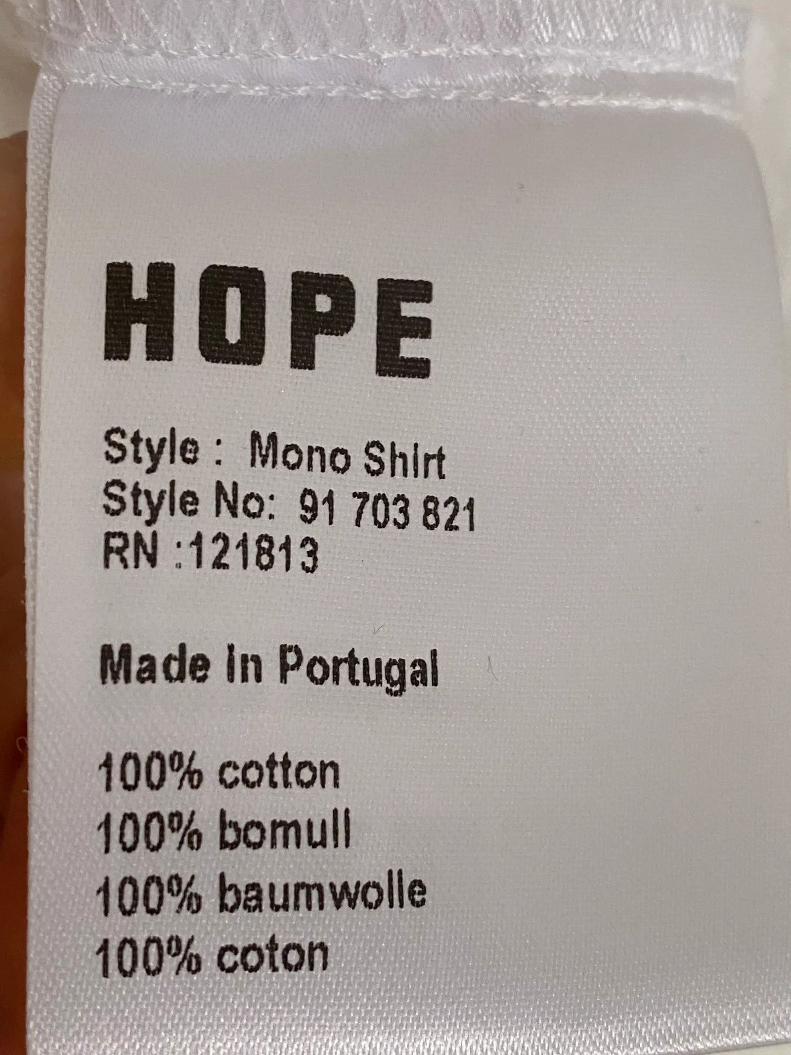 Hope Hope Mono shirt Blouse Size XS / US 0-2 / IT 36-38 - 3 Thumbnail