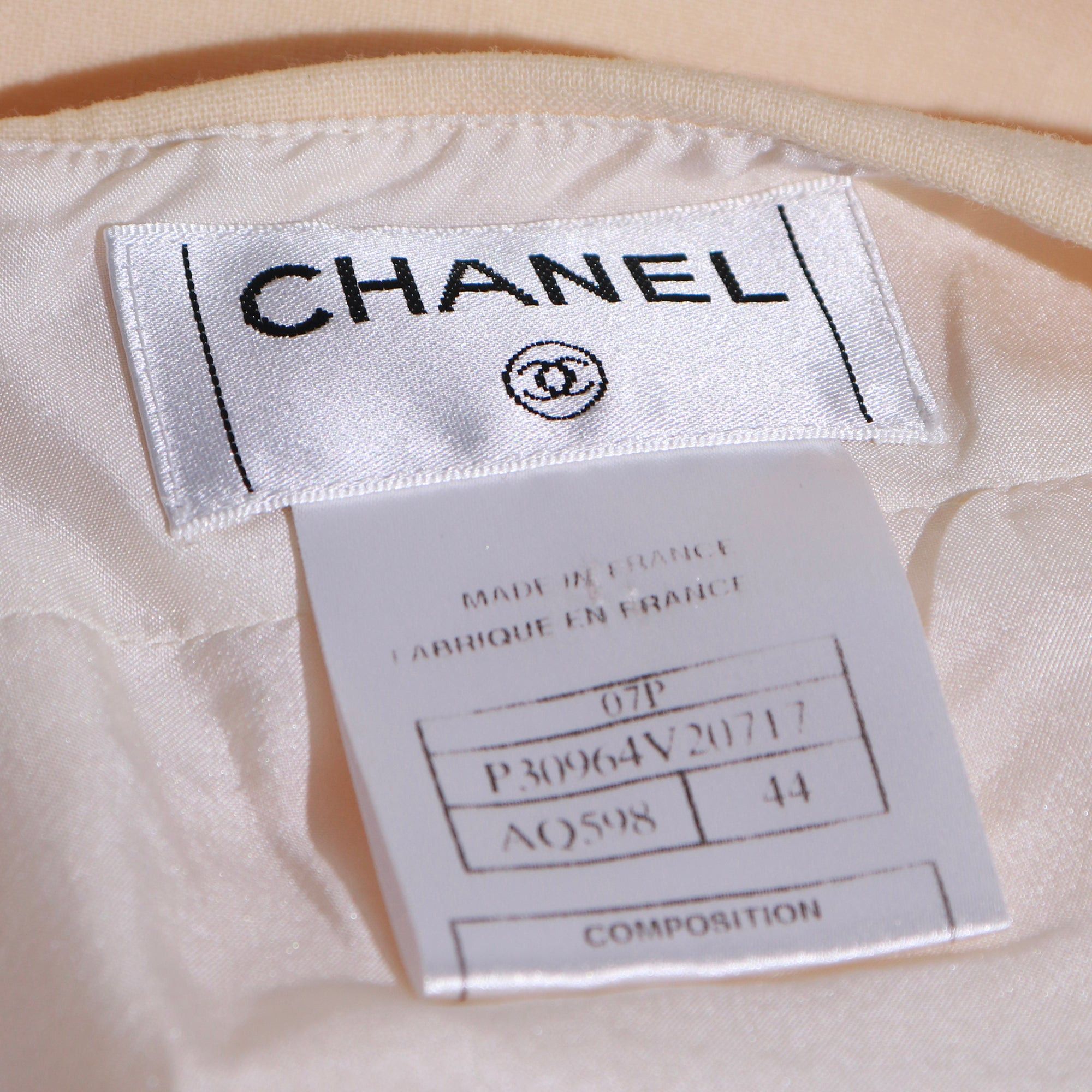 Chanel CHANEL - Wool and cashmere skirt (T44) Size 32" / US 10 / IT 46 - 5 Thumbnail