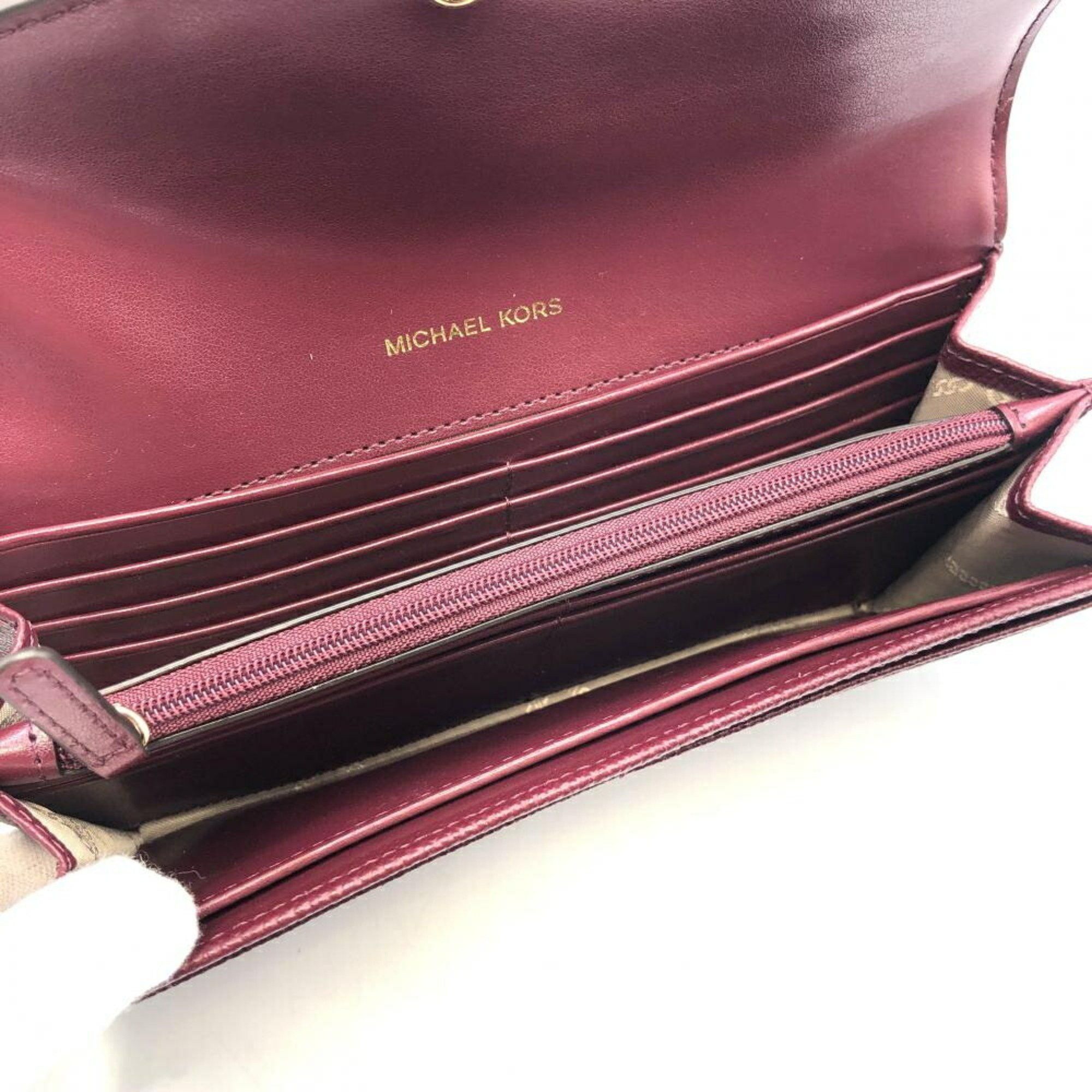 Michael Kors MICHAEL KORS Long Wallet Red Michael Kors Size ONE SIZE - 4 Thumbnail
