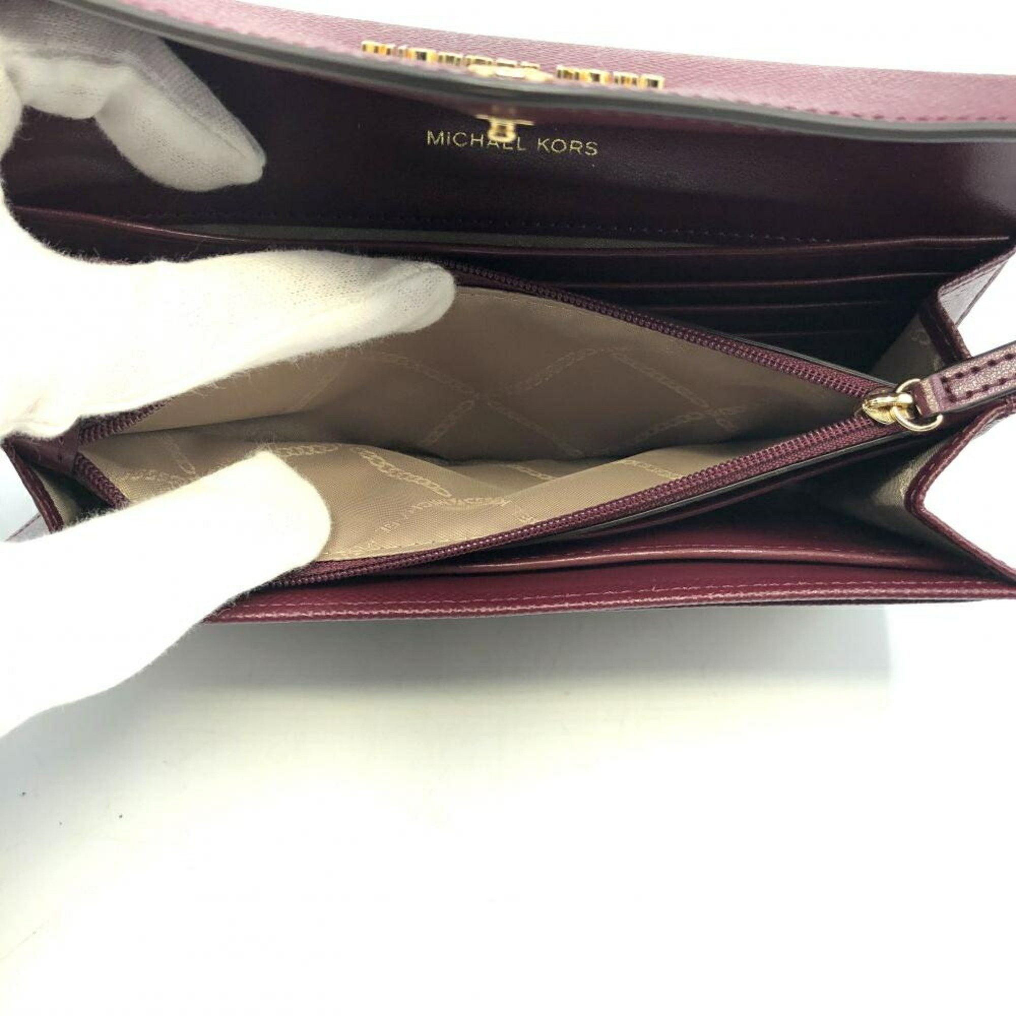 Michael Kors MICHAEL KORS Long Wallet Red Michael Kors Size ONE SIZE - 5 Thumbnail