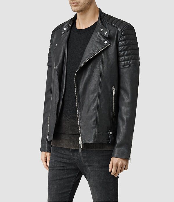 Allsaints Jasper Leather Biker Jacket | Grailed