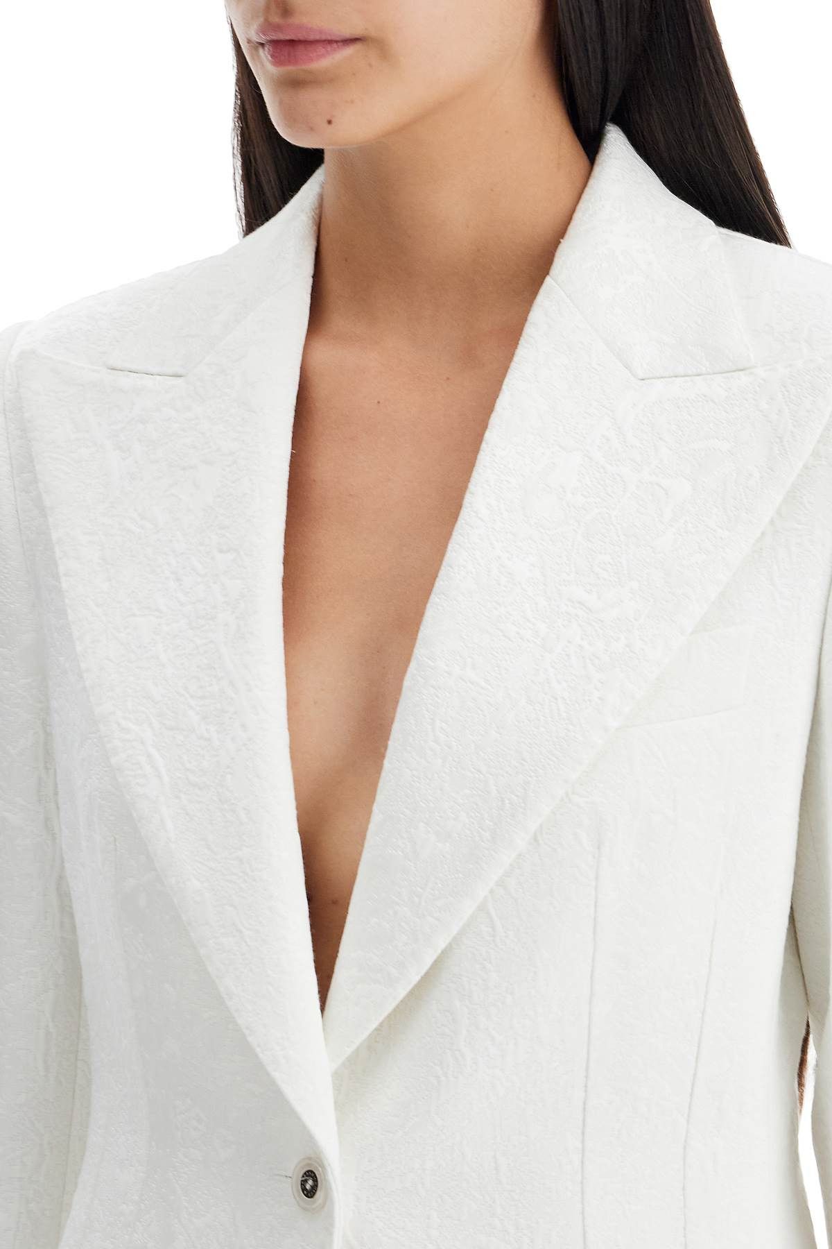 Dolce & Gabbana DOLCE & GABBANA Turlington Brocade Jacket Size S / US 4 / IT 40 - 4 Thumbnail