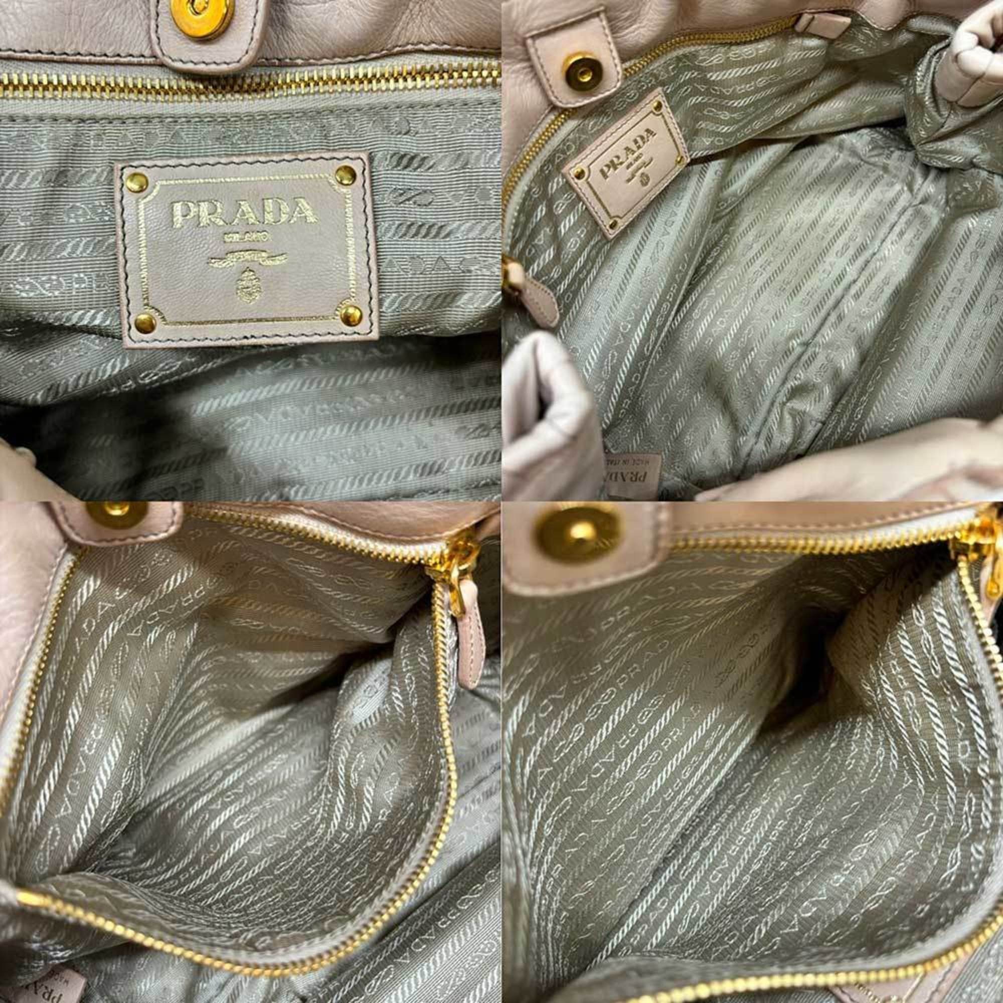 Prada Prada handbag ribbon nappa leather 2way BN1932 PRADA Size ONE SIZE - 6 Thumbnail