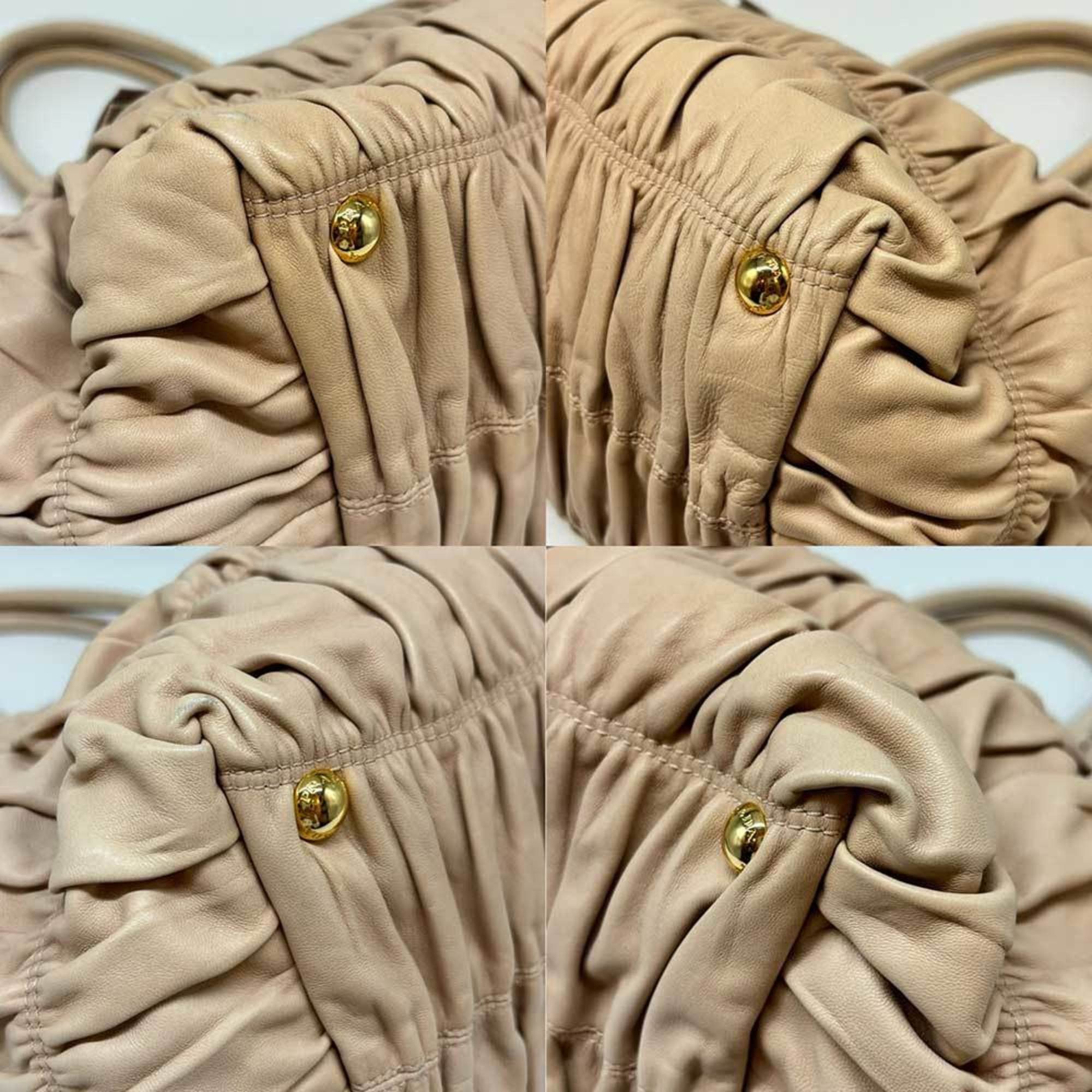 Prada Prada handbag ribbon nappa leather 2way BN1932 PRADA Size ONE SIZE - 4 Thumbnail