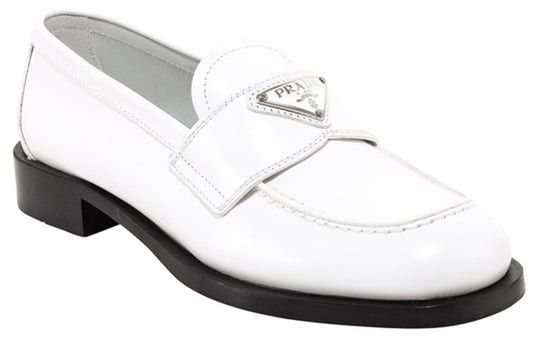 Prada Triangle-logo Patent Leather Loafers Size US 6.5 / IT 36.5 - 3 Thumbnail